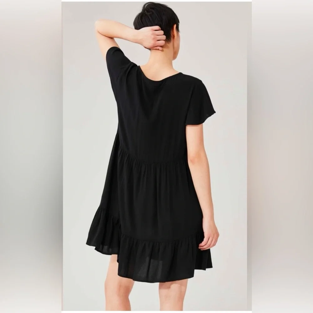 Joe Fresh Ruffle Sleeve V-Neck Dress - Picture 2 of 3
